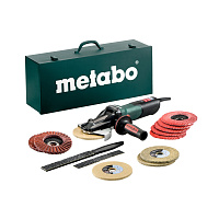 Шлифмашина угловая Metabo WEVF 10-125 Quick Inox SET (613080500) 1000Вт 125мм