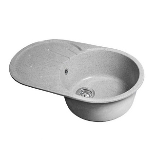Мойка врезная PRO ROUND SA-R750L SANTREK AQUA 314505 серый-310 купить