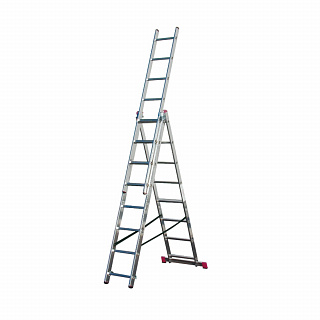 Лестница трехсекционная 8 ступеней KRAUSE CORDA 010384 купить
