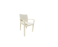 Стул пластиковый INGREEN Rattan 506х580х833мм, сливочный ING6182СЛВ