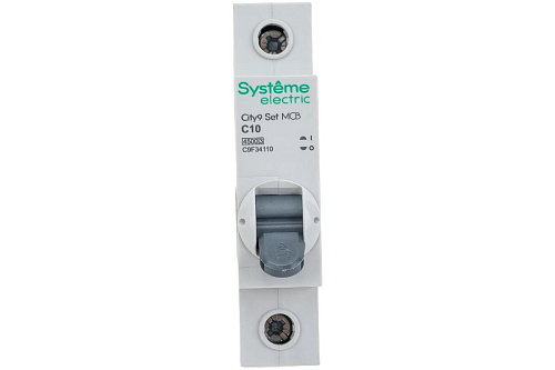 Выключатель автоматический City9 характеристика С 1П 10А 4,5кА C9F34110 Systeme Electric 6266832 купить
