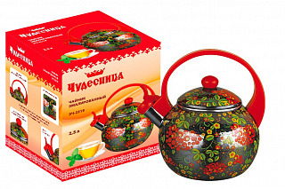 Чайник эмалированный со свистком Чудесница ЭЧ-2519 2.5л  купить