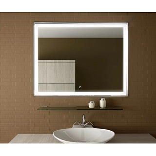 Зеркало Континент Aralia 120*70см LED подсветка, часы, антизапотевание, сенсор ЗЛП672 купить