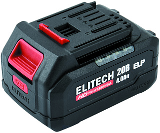 Аккумулятор ELITECH HD RCB 2040S ELP 20В 4.0а/ч слайдер (E0911.091.00) купить