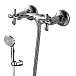 Смеситель Lemark Flora для душа с аксессуарами хром LM0103C