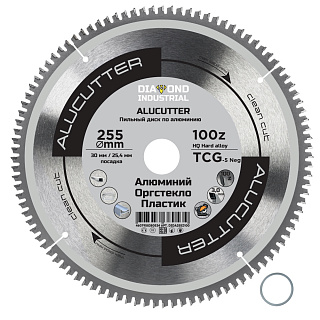 Диск пильный по алюминию DIAMOND INDUSTRIAL ф255*30/25.4мм*100зуб TCG AluCutter (DIDA255Z100) купить