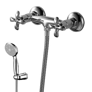 Смеситель Lemark Flora для душа с аксессуарами хром LM0103C купить