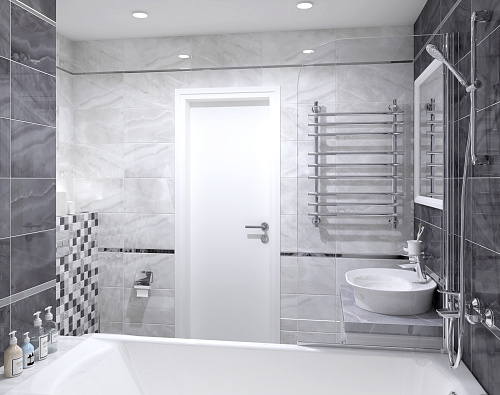 Бордюр металлический 1.6*50 см серебро глянцевое, Laparet купить
