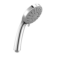 Лейка душевая, круглая, 5-функциональная 100*244мм, хром Lemark LM0135C