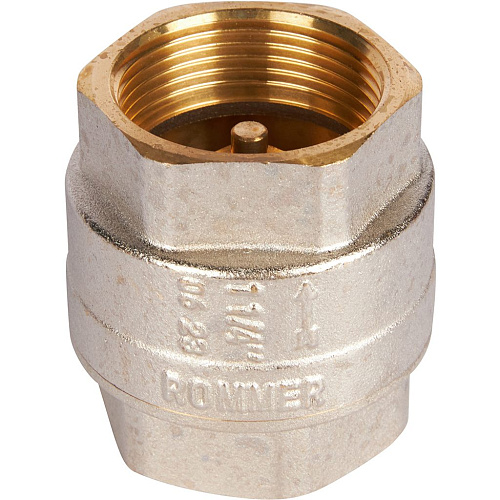 Клапан обратный 1 1/4 пружинный муфтовый с металлическим седлом Rommer RVC-0001-000032 купить