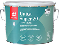 Лак для дерева TIKKURILA Unica Super 20 Бесцветный полуматовый - 9 л
