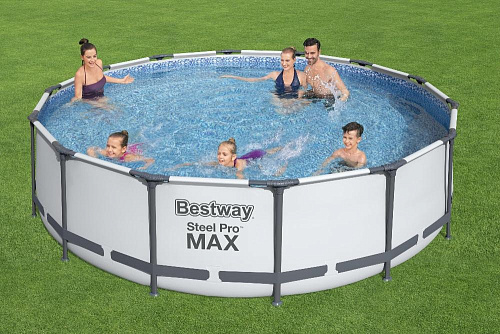 Бассейн каркасный Bestway Steel Pro Max 56950 с набором 13030л 427*107см 006190 купить
