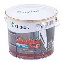 Антисептик для дерева Teknos Woodex Aqua Classic Бесцветный (2.7л)