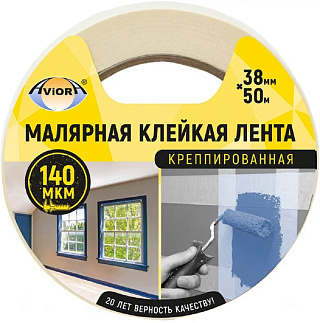 Скотч малярный 38мм*50м AVIORA 304-009/304-071 купить