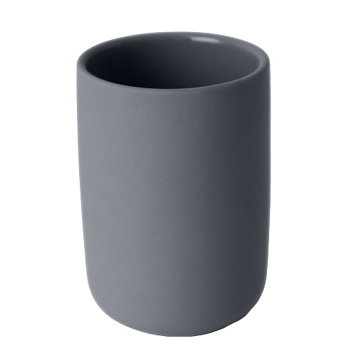 Стакан для зубных щеток настольный FEEL GRAY серый,керамика FORA FOR-FE044GR купить