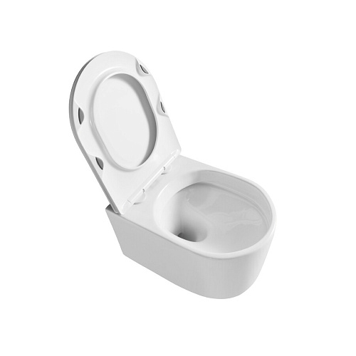 Унитаз подвесной Grossman Thin Rim GR-5602S безободковый белый с сиденьем 520*365*345мм Grossman GR-5602S купить