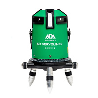Лазерный нивелир ADA 6D Servoliner GREEN до 50м +/-0.1мм/м А00500