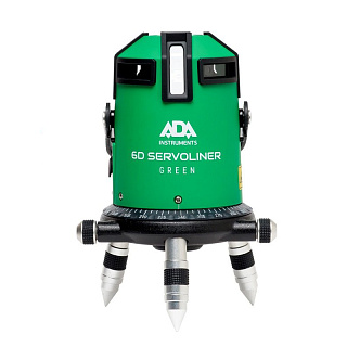 Лазерный нивелир ADA 6D Servoliner GREEN до 50м +/-0.1мм/м А00500 купить