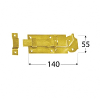 Задвижка запорная прямая DMX 8534 140*55мм