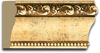 Лепнина Молдинг малый 59*21*2400мм, Decor Dizayn 161-552 купить