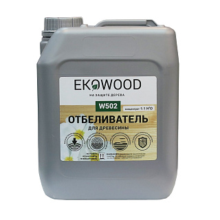 Отбеливатель для древесины EKOWOOD W502 концентрат 1:1 5л купить