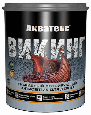 Антисептик гибридный лессирующий антисептик ВИКИНГ тик Акватекс (0.75л) купить