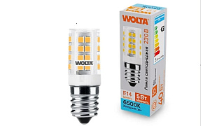 Лампа светодиодная 5Вт 6500К E14 Wolta WSTD-JCD-5W6KE14-C  купить