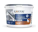 Краска фасадная суперстойкая акриловая белоснежная Лакра Краска фасадная суперстойкая акриловая белоснежная Лакра