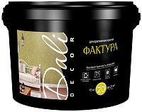 Краска декоративная акриловая Dali Decor Фактура белая 15 кг