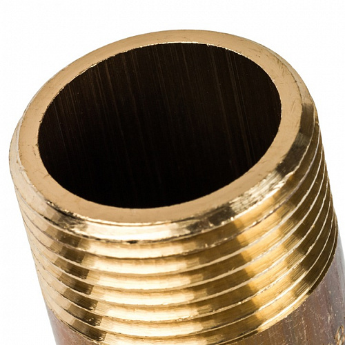 Сгон наружная резьба латунь 1/2"*100мм STOUT SFT-0032-012100 купить