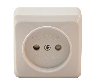 Розетка POWERMAN FAZENDA 7022х 16А 250В кремовый купить