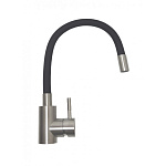 Смеситель KD-4025-071BL-48 для кухни гибкий излив боковой с гайкой d40 черный Lucky Tap 1690 Смеситель KD-4025-071BL-48 для кухни гибкий излив боковой с гайкой d40 черный Lucky Tap 1690