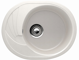 Мойка для кухни Ulgran U-403-331 овальная 57*46.5см белый купить