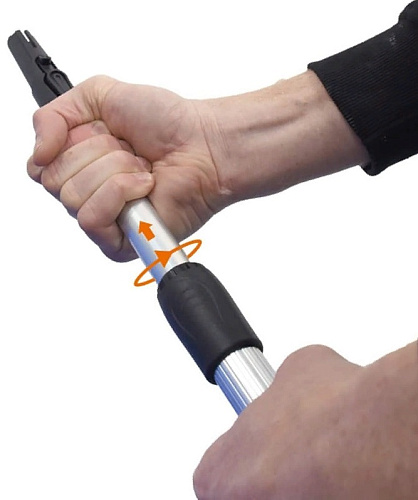 Удлинитель телескопический 110-200см алюминий серия Professional Rollingdog 40042 купить