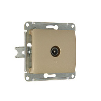 Розетка Schneider GLOSSA  GSL000491 титан телевиз.