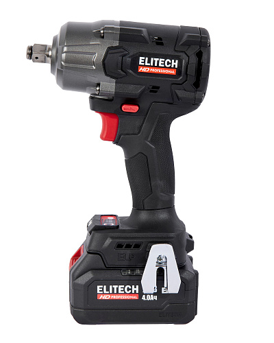 Гайковерт аккумуляторный ударный ELITECH HD CW 2009SL 3-х скор кейс 20В 850Нм 1/2" бесщ 1акк*4.0а/ч ELP (E2201.059.01) купить