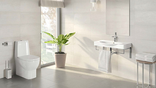 Унитаз-компакт INFINITY SL DM с сиденьем с микролифтом белый, Sanita Luxe INFSLCC01040522 купить
