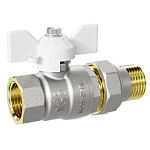 Кран шаровый Pride ВР/амер Ду25 Ру40 белый LD (white) Кран шаровый Pride ВР/амер Ду25 Ру40 белый LD (white)
