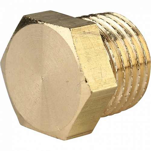 Заглушка наружная резьба латунь 1/4" STOUT SFT-0024-000014 купить