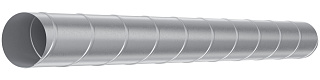 Воздуховод d100*2м оцинкованный сталь ERA PRO ЭРА 100DG0,5L2000 купить