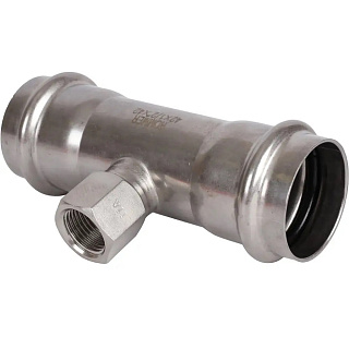 Тройник-переходник ВПр-ВР из нержавеющей стали прессовой 42*1/2" Rommer RSS-0015-004212 купить