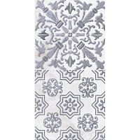 Вставка 1 настенная Кампанилья, 20*40см, цвет серый LB-CERAMICS 1641-0091