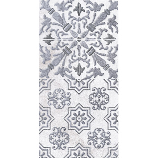 Вставка 1 настенная Кампанилья, 20*40см, цвет серый LB-CERAMICS 1641-0091 купить