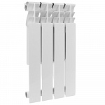 Радиатор алюминиевый Rommer Plus 500 4 секций RAL 9016 89562 Радиатор алюминиевый Rommer Plus 500 4 секций RAL 9016 89562