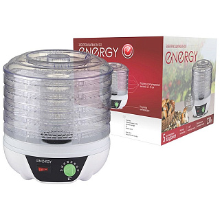 Электросушилка ENERGY EN-551 для продуктов 5 поддон.д=27.5см 230Вт 152535 купить