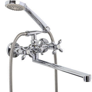 Смеситель для ванной Lucky Tap BBD-2006-35L-69 865 с длинным изливом хром купить