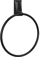 Полотенцедержатель кольцо ICE Black Kleber KLE-ICE011BL