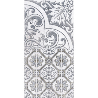 Вставка 3 настенная Кампанилья, 20*40см, цвет серый  LB-CERAMICS 1641-0095 купить
