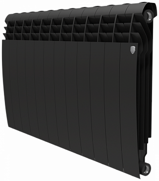 Радиатор биметаллический Royal Thermo BiLiner 500/87 (12 сек.) черный купить
