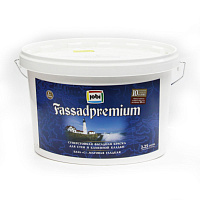 Краска акриловая для фасадов JOBI FassadPremium суперстойкая База С матовая - 2.25 л